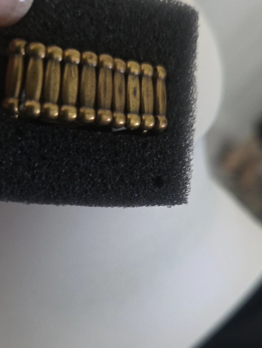 paparazzi brass flower